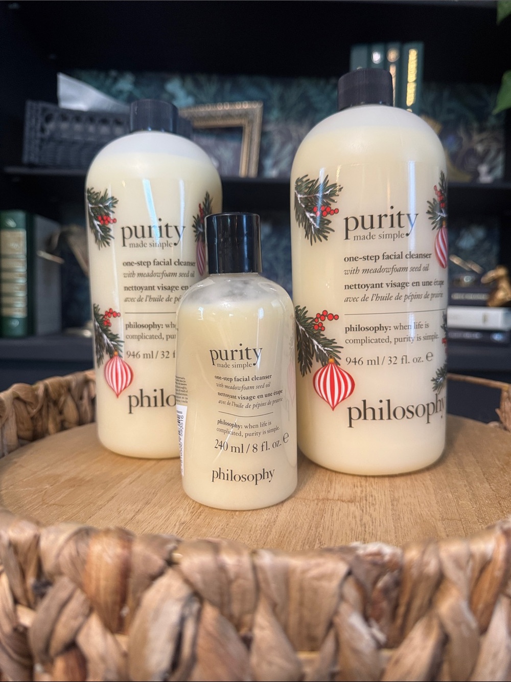 Set of 3 Philosophy Purity Made Simple On-Step Facial Cleanser Lot of 3
